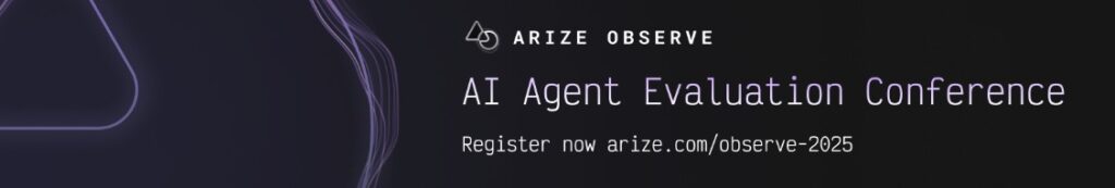 Arize AI Banner (Source: LinkedIn)
